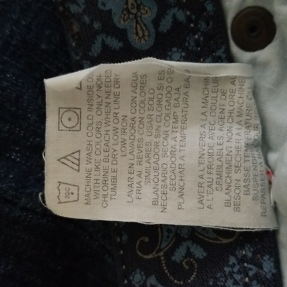 Lee Comfort Waistband Dark Wash Blue Denim Jeans - Picture 7 of 9